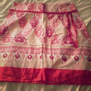Majora White & Pink Skirt NWOT